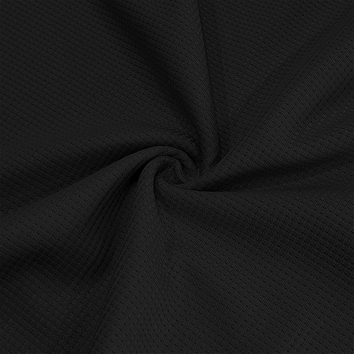 Waffle Knit Polo Shirts for Men Lapel Collared Short Sleeve Baggy Lounge T-Shirts Summer Loose Fit Pullover Blouses