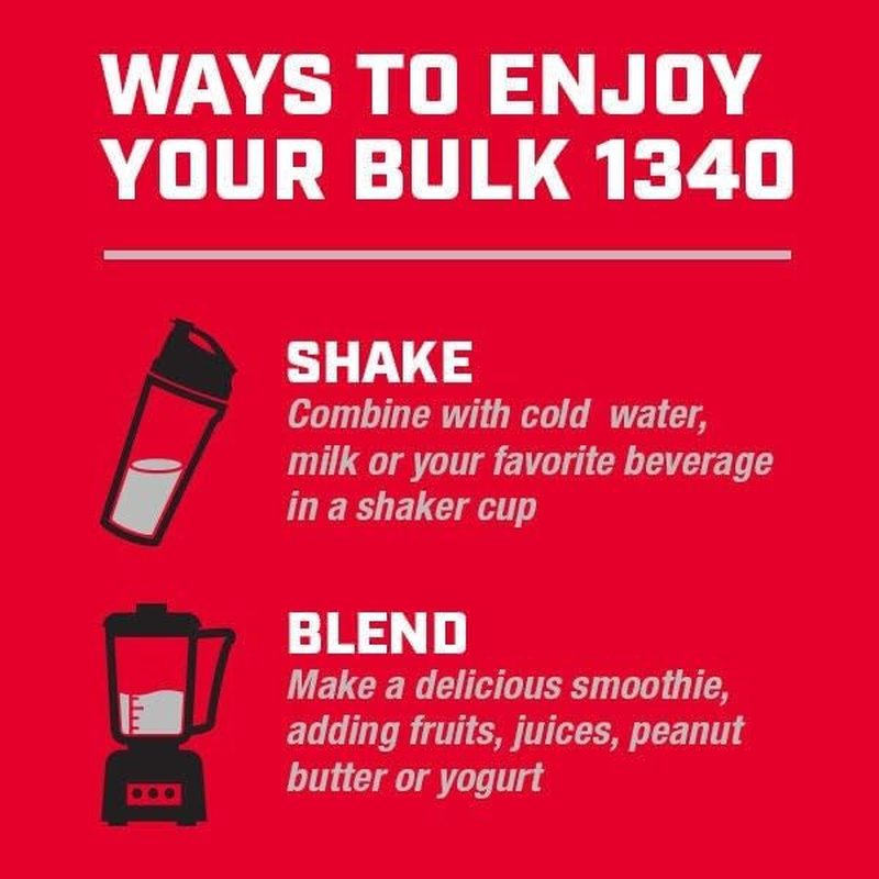 Pro Performance Bulk 1340 Mass Gainer Protein Powder, 50G, Gluten Free, Whey, Creatine, BCAA, 3Rd Party Tested, Muscle Recovery & Growth, Micronutrients, Vanilla Ice Cream, 9 Servings