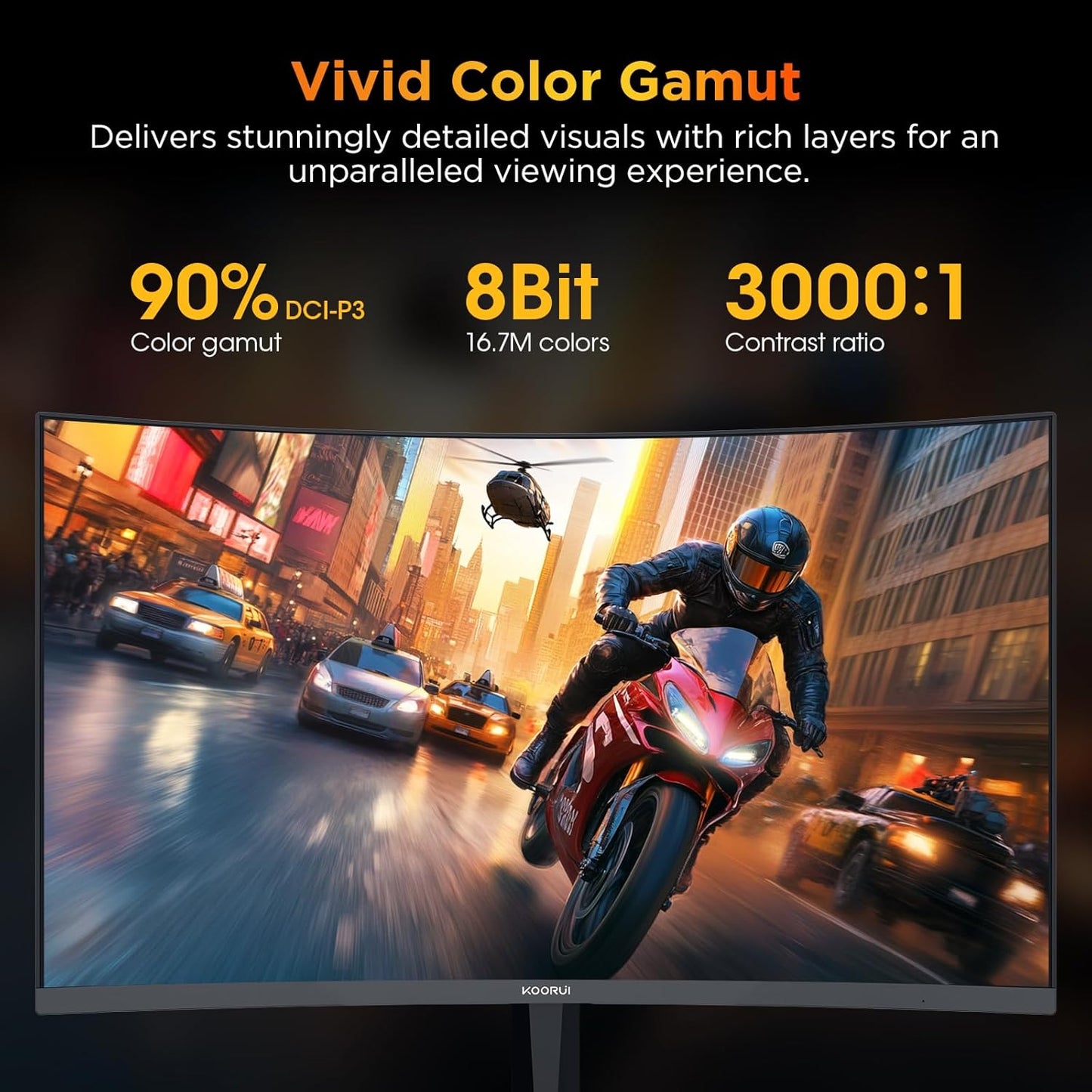 25 Inch Curved Gaming Monitor 240Hz FHD 1080P Computer Monitor, 1500R 1Ms MPRT Display, Adaptive Sync, 90% DCI-P3,HDR, Eye Care, Tilt Adjustable, VESA 75X75Mm, Black,G2511Xc