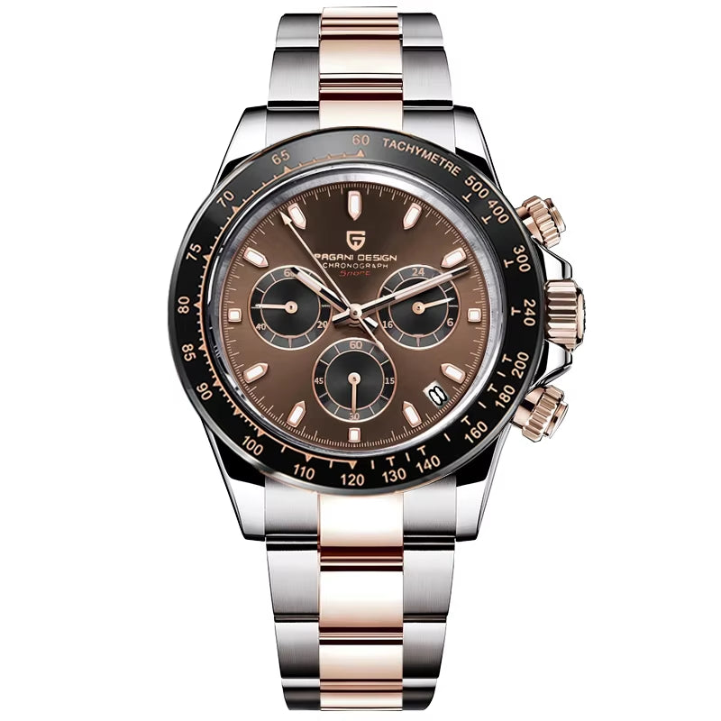 2026 New Men'S Watches Quartz Business Watch Mens Watches Top Brand Luxury Watch Men Chronograph VK63 Reloj Hombre