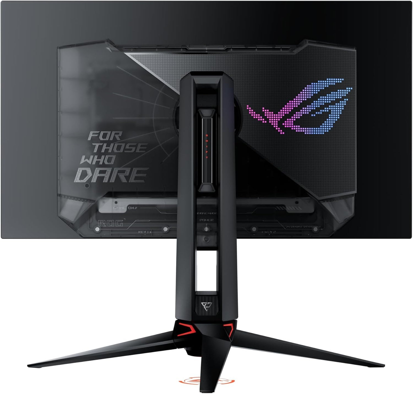 ROG Swift OLED 27” 1440P Gaming Monitor (PG27AQDP) - WOLED, QHD, 480Hz, 0.03Ms, G-SYNC Compatible, Custom Heatsink, AI Assistant, Displayhdr400 True Black, 99% DCI-P3, True 10-Bit, Displaywidget