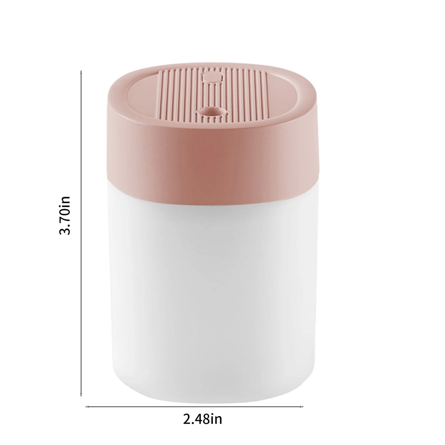 Humidificador Portátil Mini Usb Con Luz, Humidificador De Niebla Fría Silencioso De 200 Ml Para Dormitorio Y Oficina, Plantas, Fácil De Limpiar, Suministros Para El Hogar