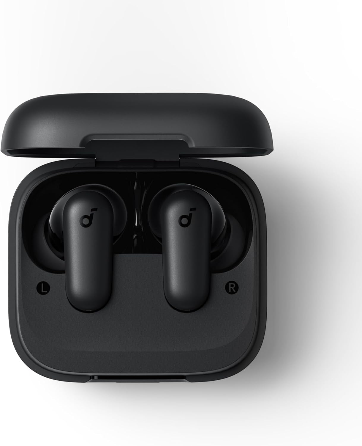 P30I by Anker Noise Cancelling Earbuds, Strong and Smart Noise Cancelling, Powerful Bass, 45H Playtime, 2-In-1 Case and Phone Stand, IP54, Wireless Earbuds, Bluetooth 5.4 (Black)