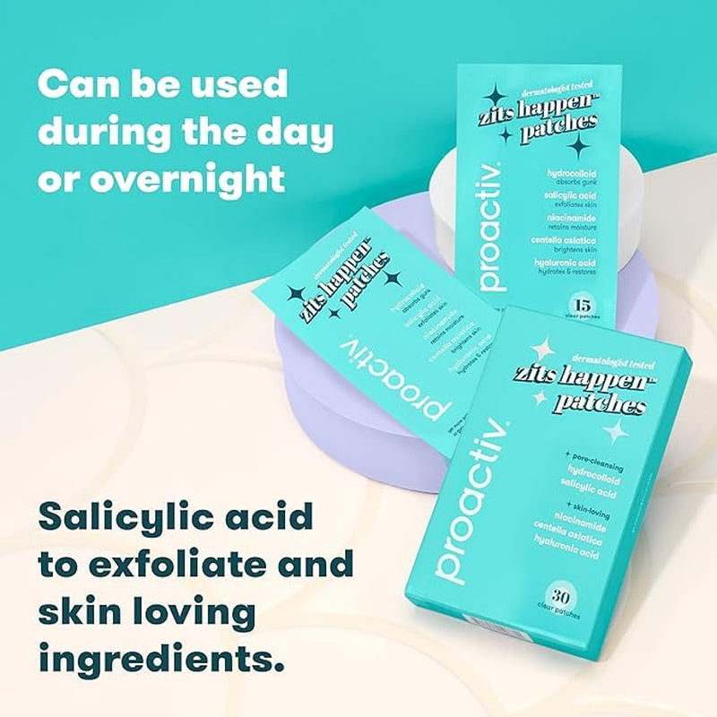 3 Step Acne Treatment W/ Pimple Patches - Benzoyl Peroxide Face Wash, Repairing Acne Spot Treatment for Face and Body, Exfoliating Toner - 90 Day Complete Acne Skin Care Kit + Pimple Patches