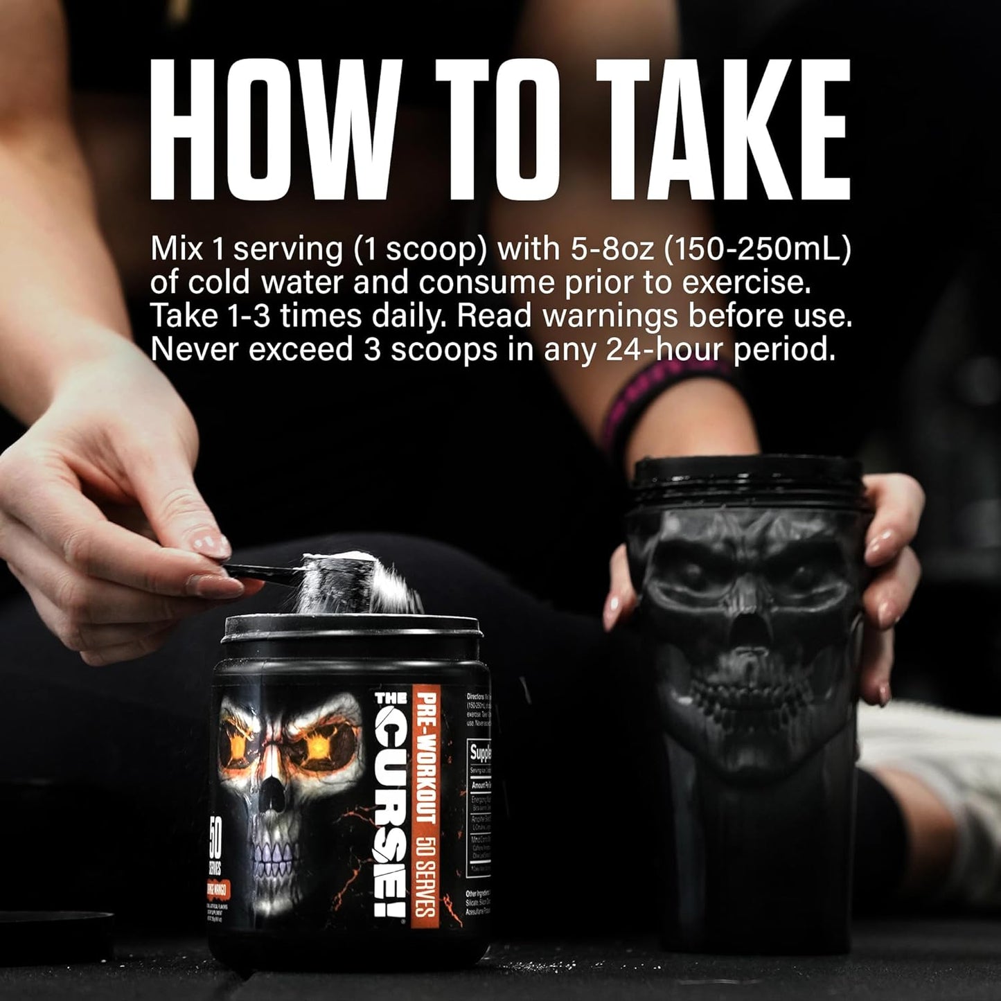 the Curse! Sour Candy Pre Workout Powder with Creatine – Extreme Energy Preworkout for Men & Women – 50 Servings – L Citrulline, Beta Alanine & Caffeine for Pump, Strength & Focus