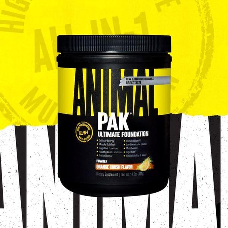 Pak - Convenient All-In-One Vitamin & Supplement Powder - Zinc, Vitamins C, B, D, Amino Acids, Immune Support, Digestive Enzymes, and More - Daily Multivitamin for Women & Men - 60 Scoops