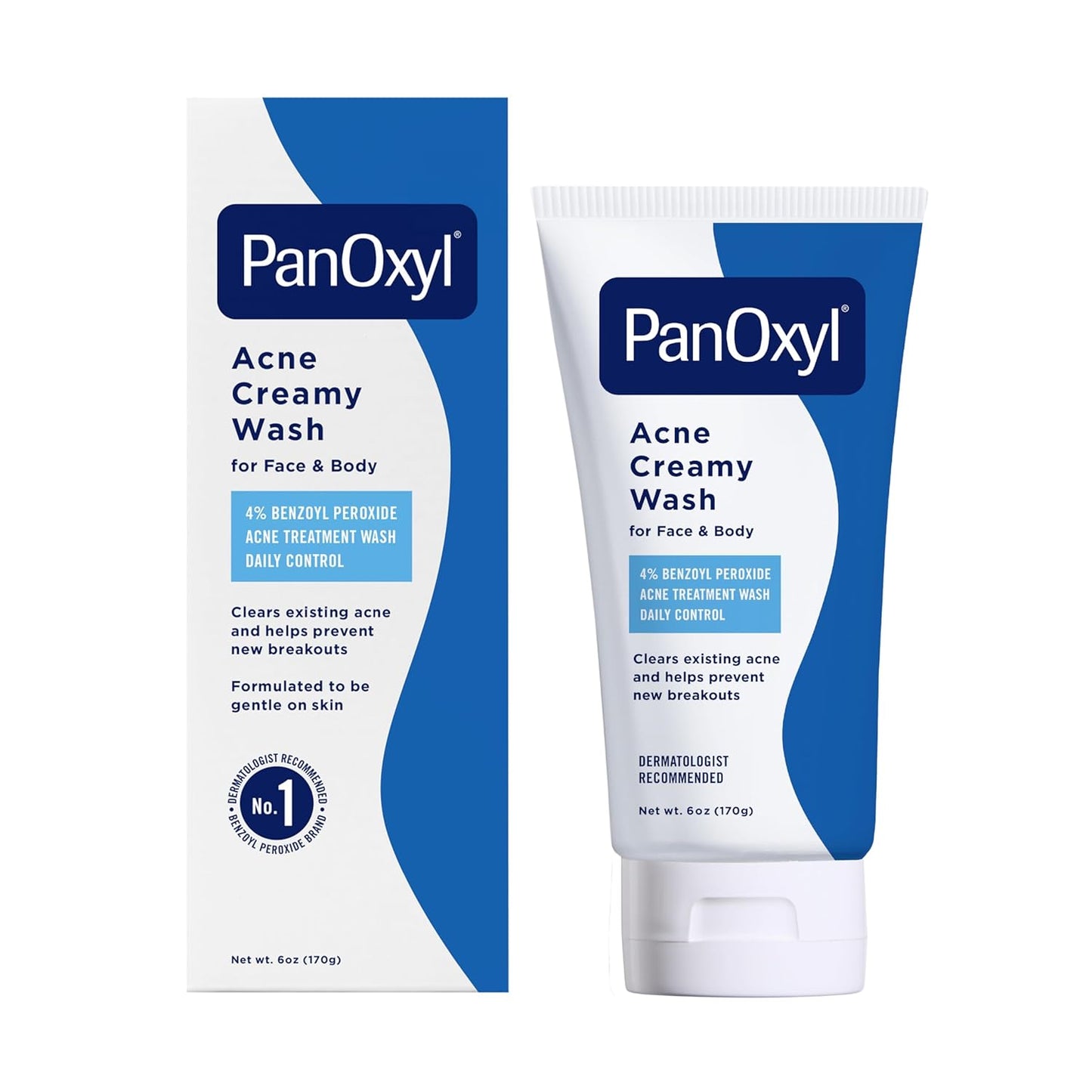 Antimicrobial Acne Creamy Wash, 4% Benzoyl Peroxide, 6 Ounce