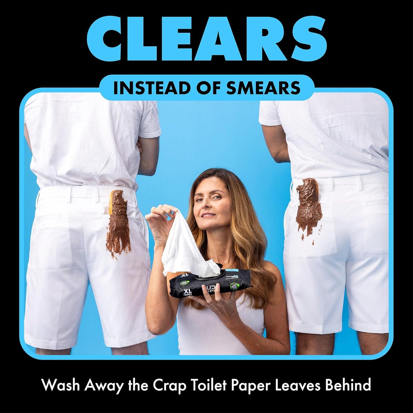 Wipes Flushable Wet Wipes 48 Count Dispenser, Unscented Wet Wipes with Vitamin-E & Aloe, Septic and Sewer Safe