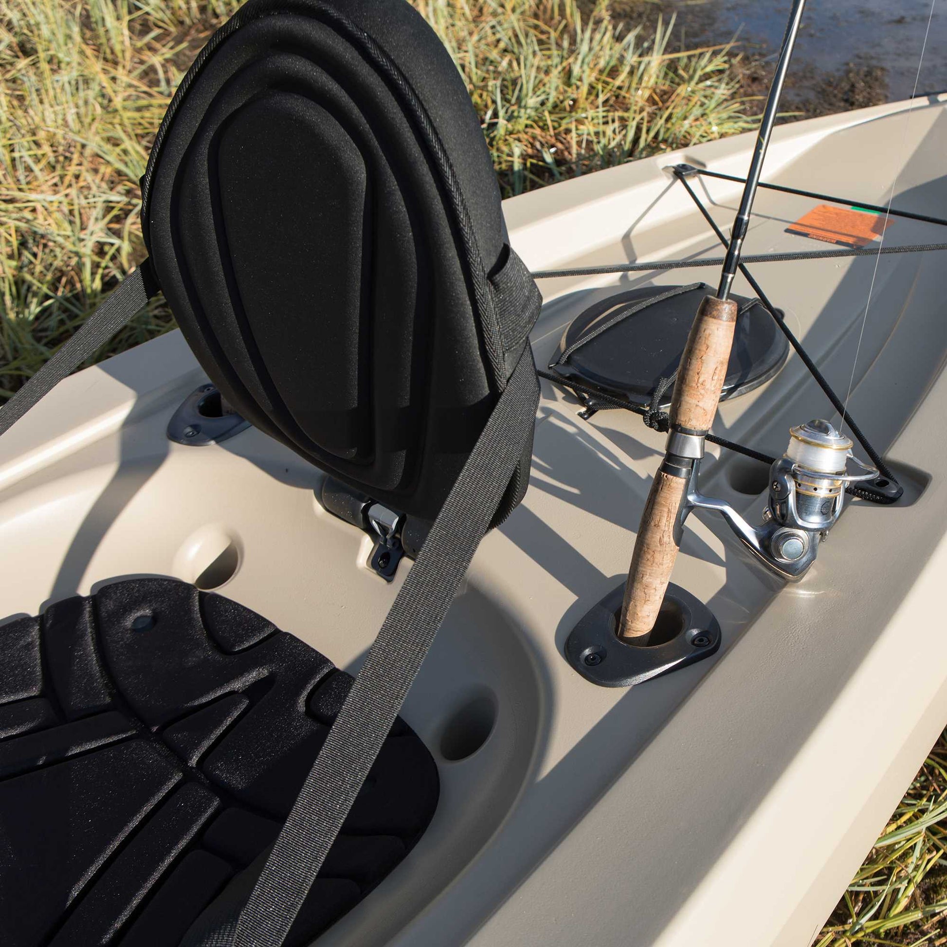 Tamarack Angler Kayak De Pesca De 10 Ft Para Sentarse En La Parte Superior Con Pala, Color Canela (90508)