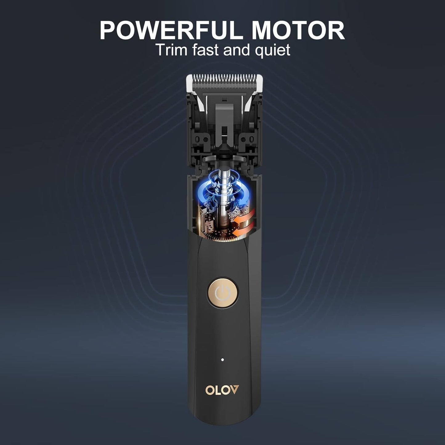 Electric Body Hair Trimmer - Groin Trimmer for Men - Bikini Trimmer Women - Wet/Dry Shaver Groomer, Replaceable Ceramic Blade Heads, USB Recharge Dock, Waterproof Hygiene Razor,Black