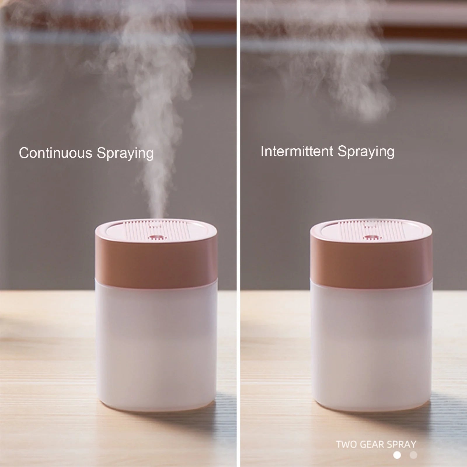 Humidificador Portátil Mini Usb Con Luz, Humidificador De Niebla Fría Silencioso De 200 Ml Para Dormitorio Y Oficina, Plantas, Fácil De Limpiar, Suministros Para El Hogar