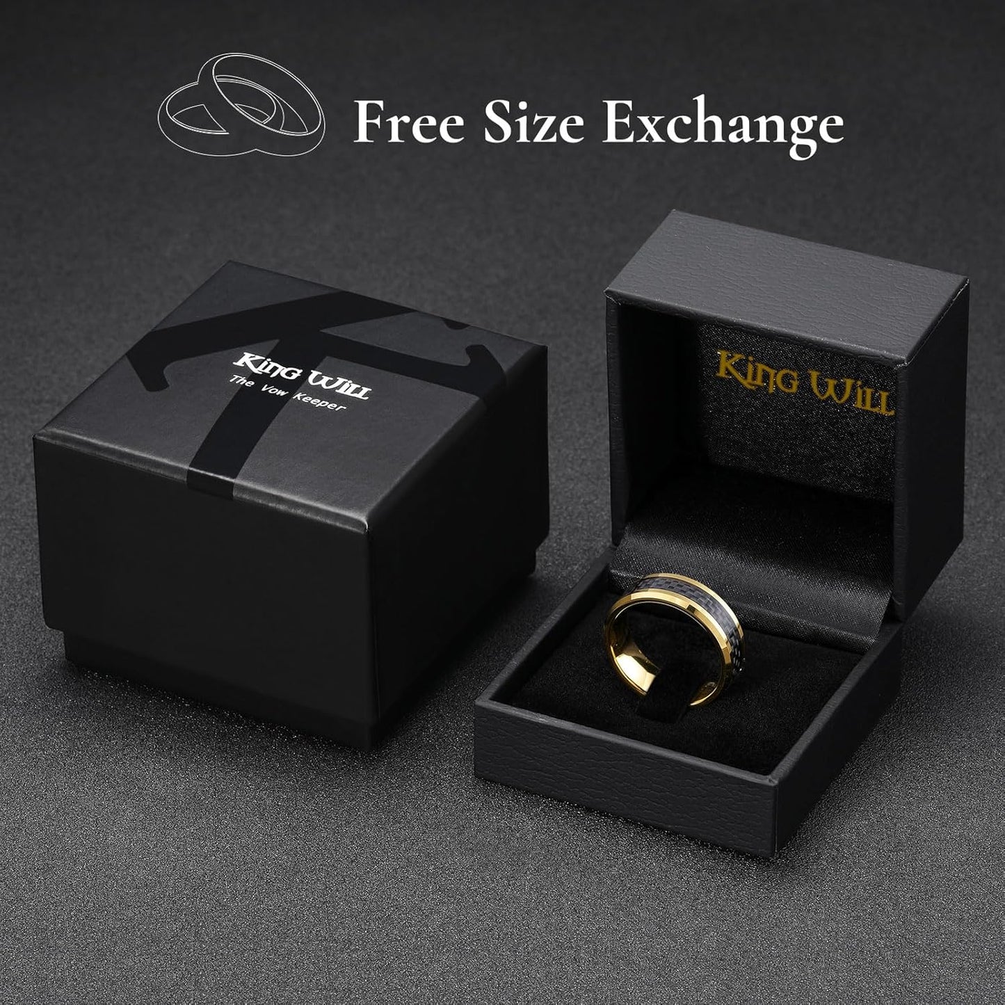 Tungsten Rings for Men Two Tone Grooved Mens Wedding Band Cool Promise Engagement Matte Finished Beveled Edge