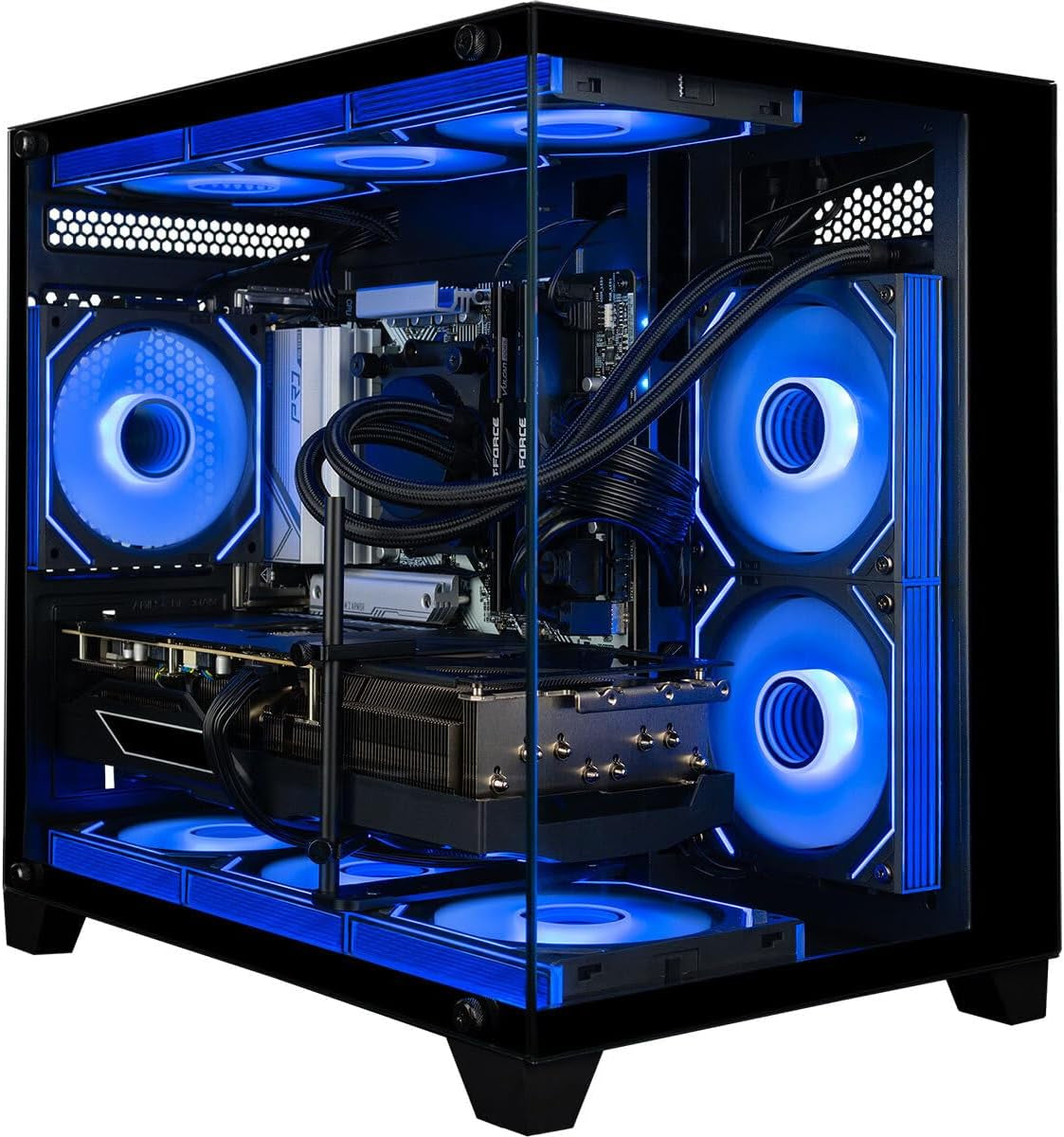 Panorama RTX 5080, 24-Core I9-14900Kf, 64GB DDR5 RAM, 2TB Gen4 Nvme SSD, Liquid Cooled Gaming Desktop PC W/Windows 11 Pro, 3-Year Warranty, RGB Keyboard + Mouse, RJ45, Internal Wi-Fi 6E, 3X DP & HDMI
