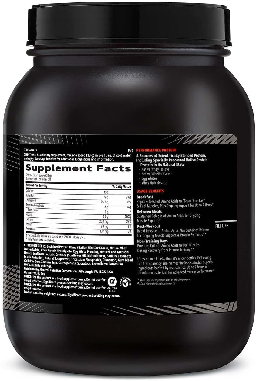 AMP Sustained Protein Blend - Cinnamon Toast (28 Servings)
