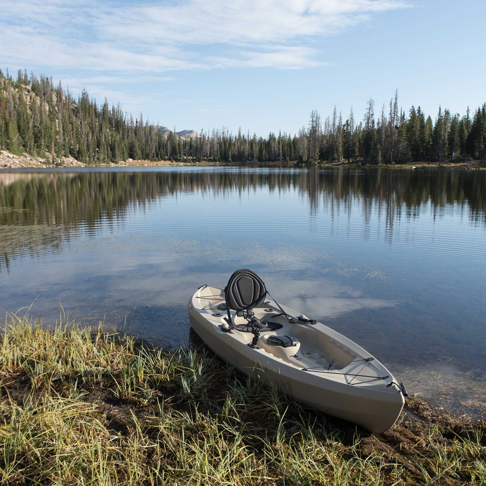 Tamarack Angler Kayak De Pesca De 10 Ft Para Sentarse En La Parte Superior Con Pala, Color Canela (90508)