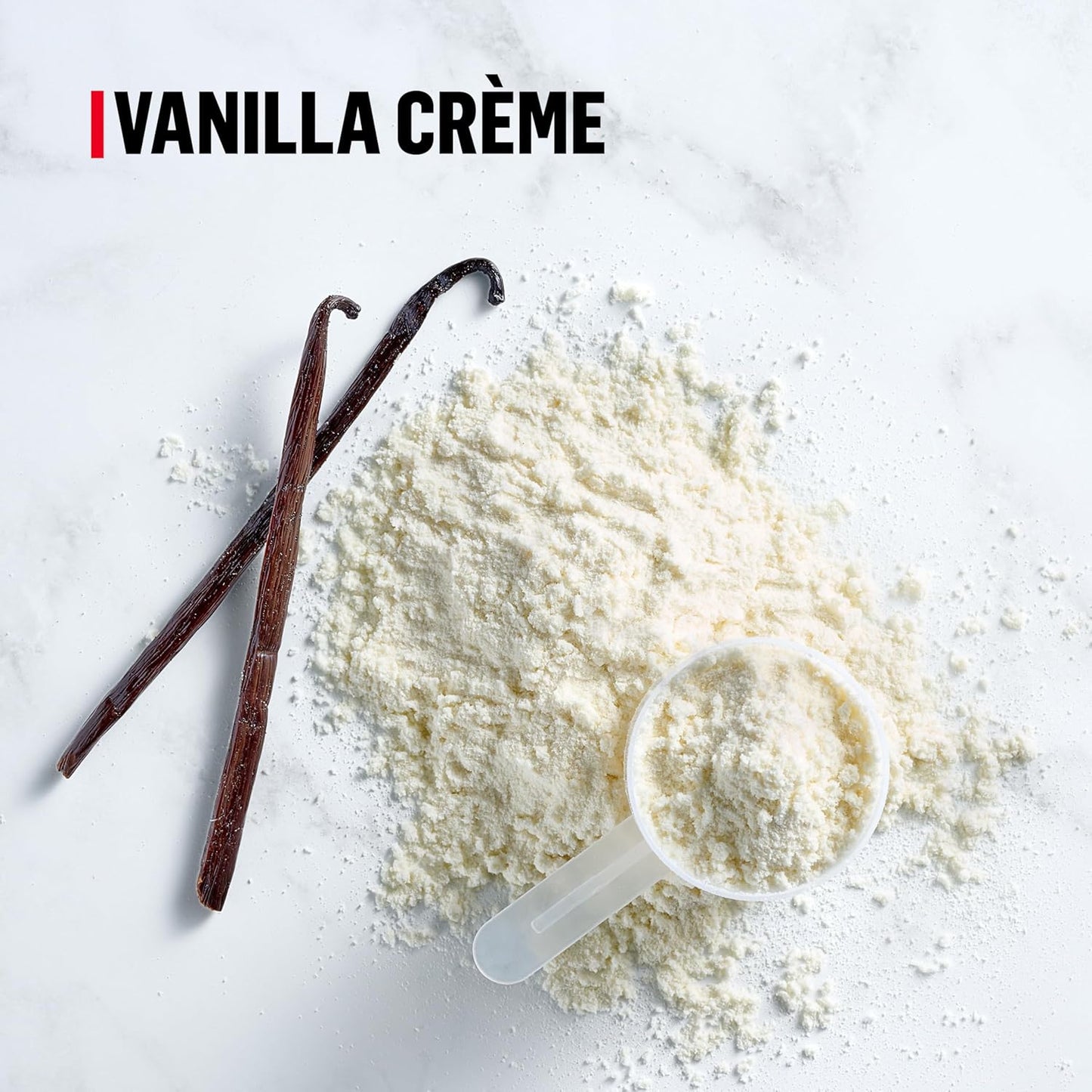 Genuine Protein Powder, Vanilla Crème, 1.93 Pounds, 12 Servings, 32G Protein, 2G Sugar, Calcium, Vitamins A, C & D, NSF Certified for Sport, Energizing Snack, Packaging May Vary