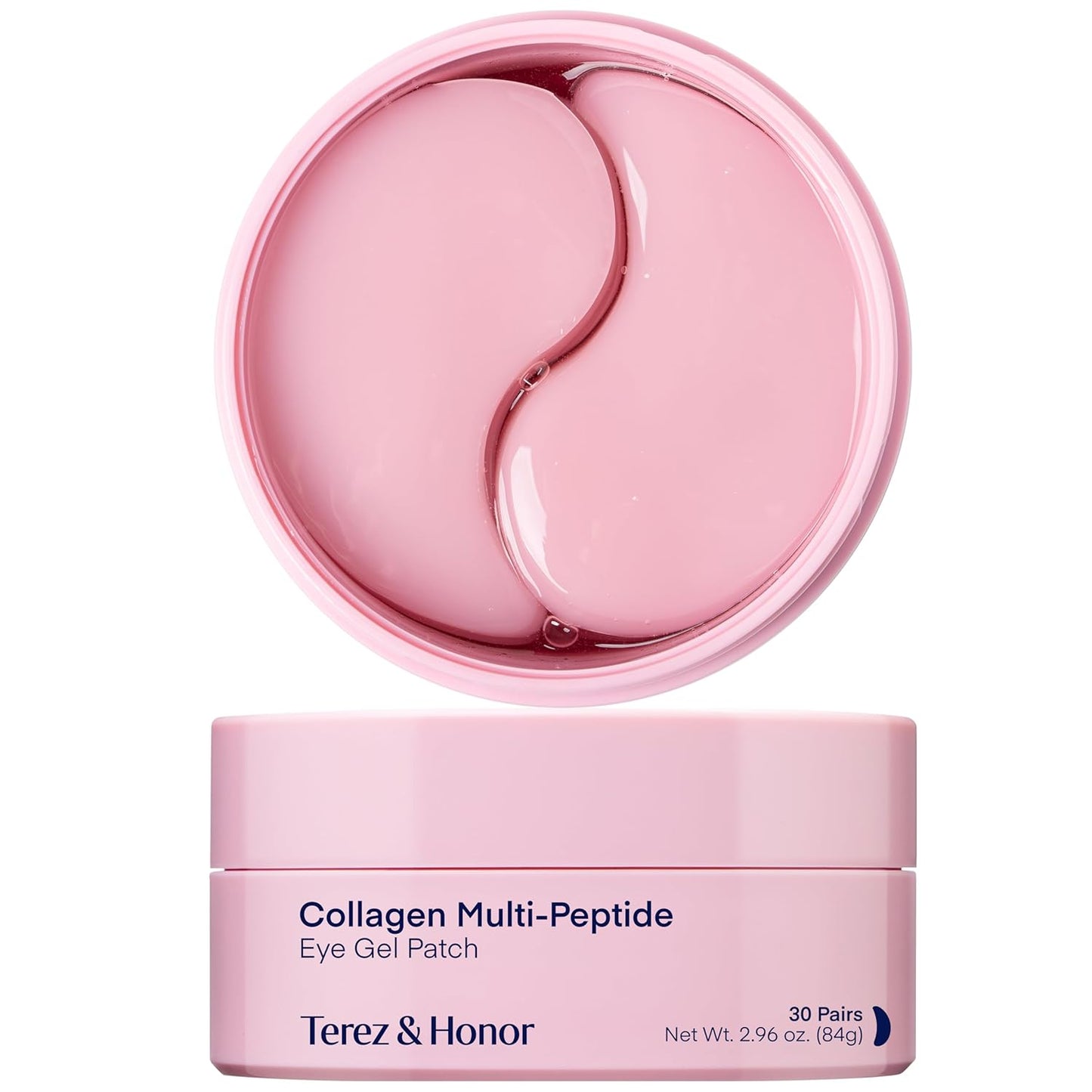 Peptide Collagen under Eye Patches - 60 Korean Firming, Glowing & Hydrating Hydrogel Mask for Puffy Eyes, Dark Circles, Wrinkles, Fine Lines, Undereye Bags - Anti-Aging Eye Gel Pads