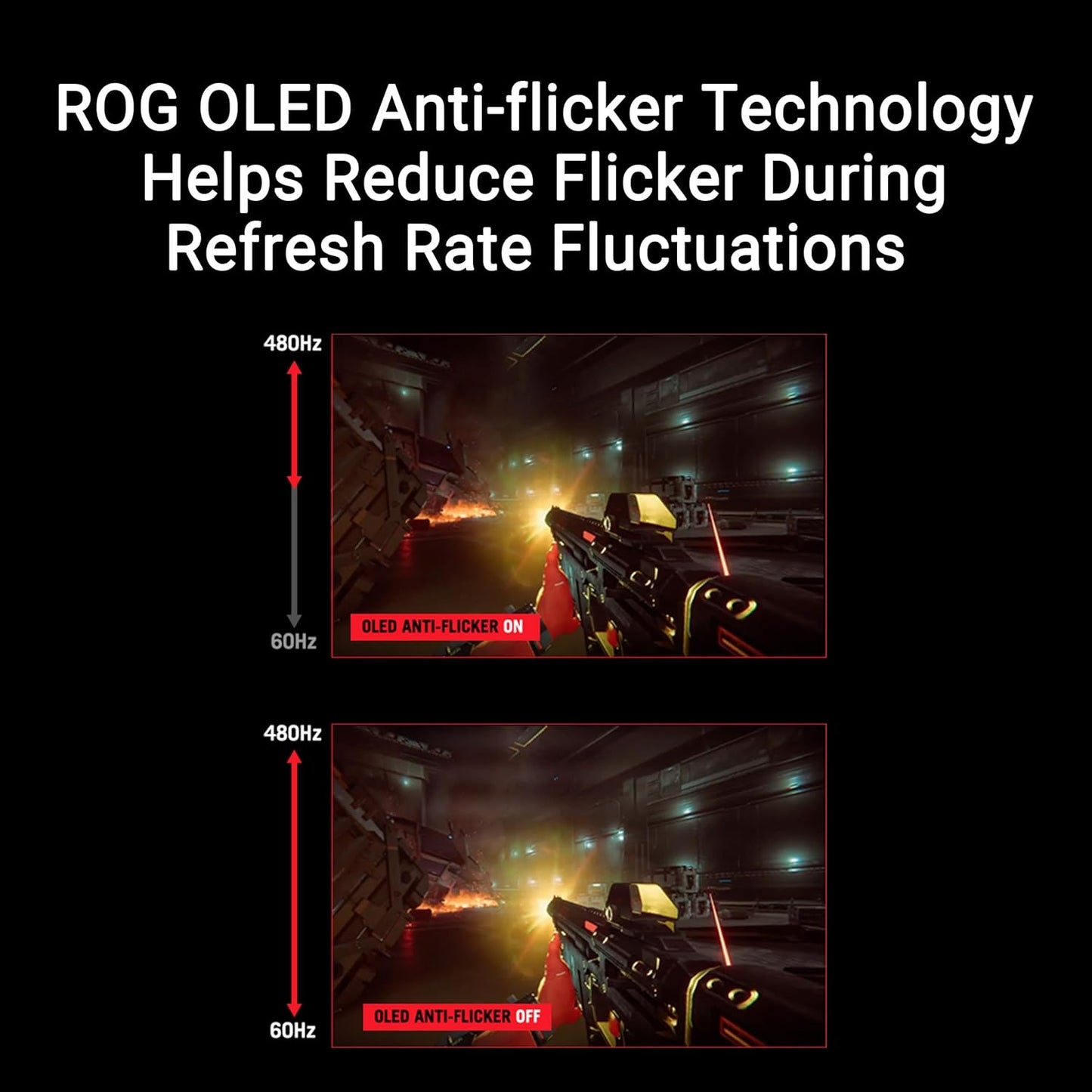 ROG Swift OLED 27” 1440P Gaming Monitor (PG27AQDP) - WOLED, QHD, 480Hz, 0.03Ms, G-SYNC Compatible, Custom Heatsink, AI Assistant, Displayhdr400 True Black, 99% DCI-P3, True 10-Bit, Displaywidget
