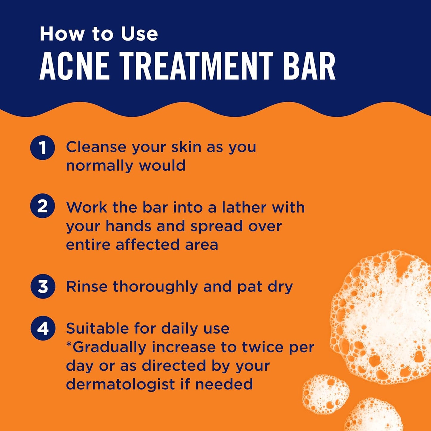 Acne Treatment Bar with 10% Benzoyl Peroxide, Maximum Strength Bar Soap for Face, Chest and Back, Benzoyl Peroxide Soap Body Wash, Vegan, for Acne Prone Skin, 4 Oz