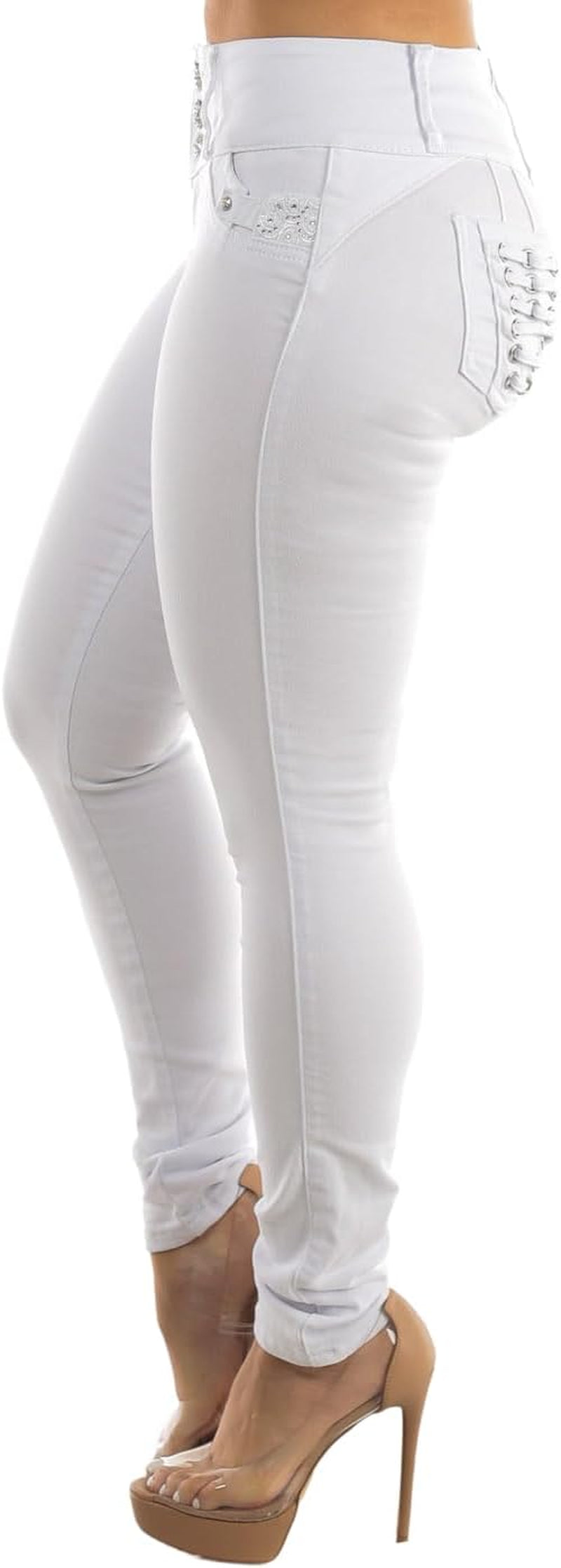 Butt Lifting Skinny Jeans for Women - High Waisted Levanta Cola Push up Jeans