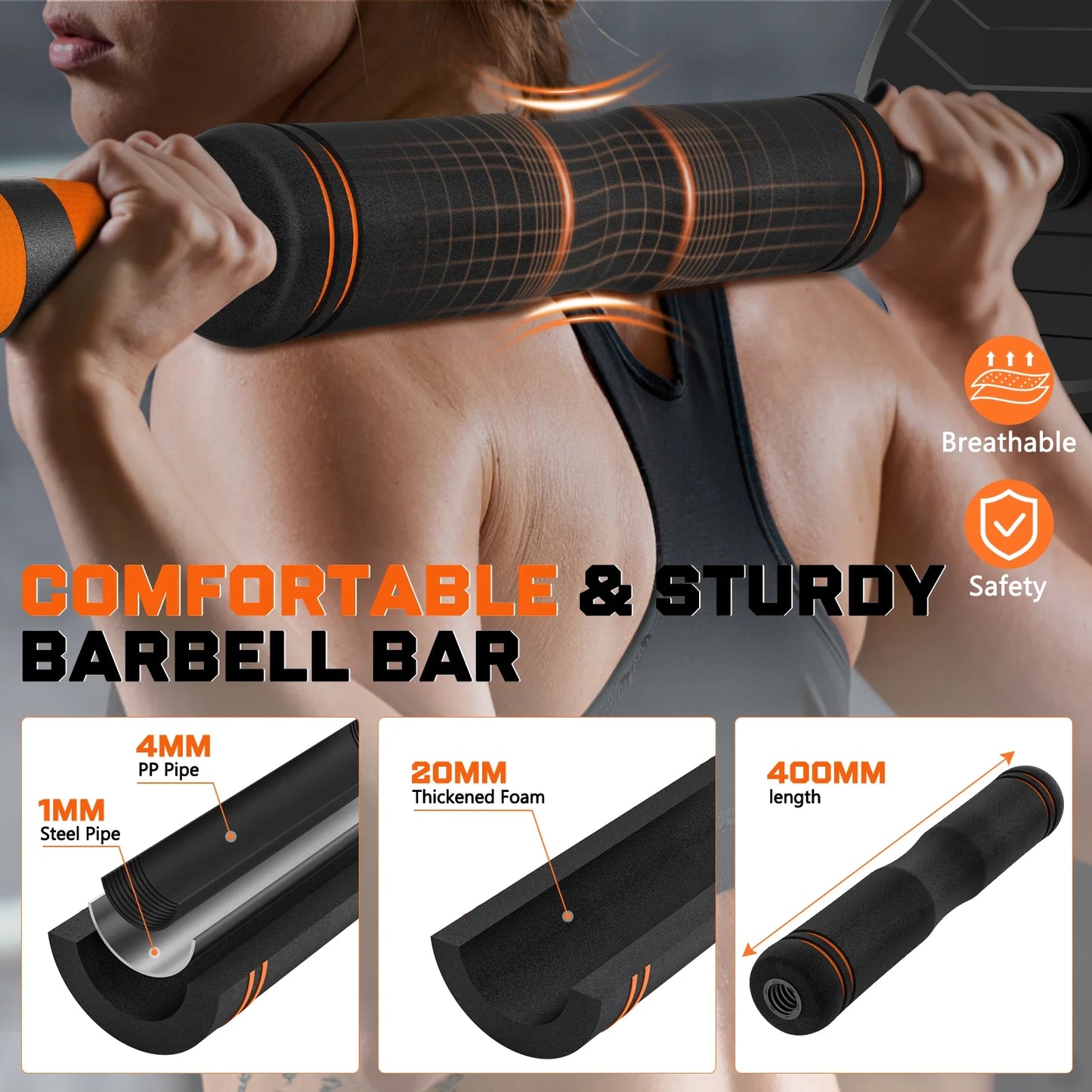 Juego De Mancuernas Ajustables 4 En 1 De 66 Lb, Juego De Pesas Libres Con Conector Usado Como Barra, Pesas Rusas, Soporte Para Flexiones, Ejercicios De Fitness Para Gimnasio En Casa Adecuado Para Hombre/Mujeres