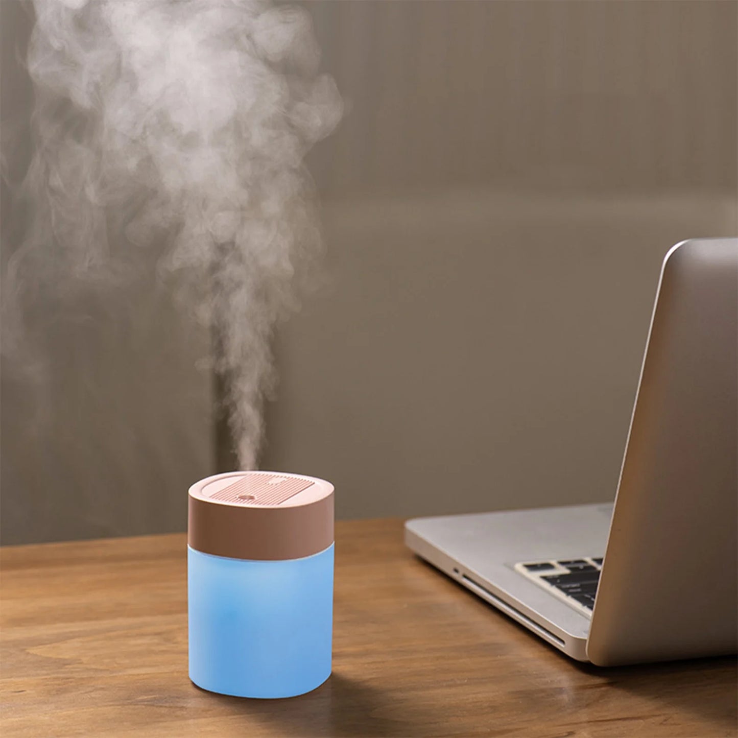Humidificador Portátil Mini Usb Con Luz, Humidificador De Niebla Fría Silencioso De 200 Ml Para Dormitorio Y Oficina, Plantas, Fácil De Limpiar, Suministros Para El Hogar