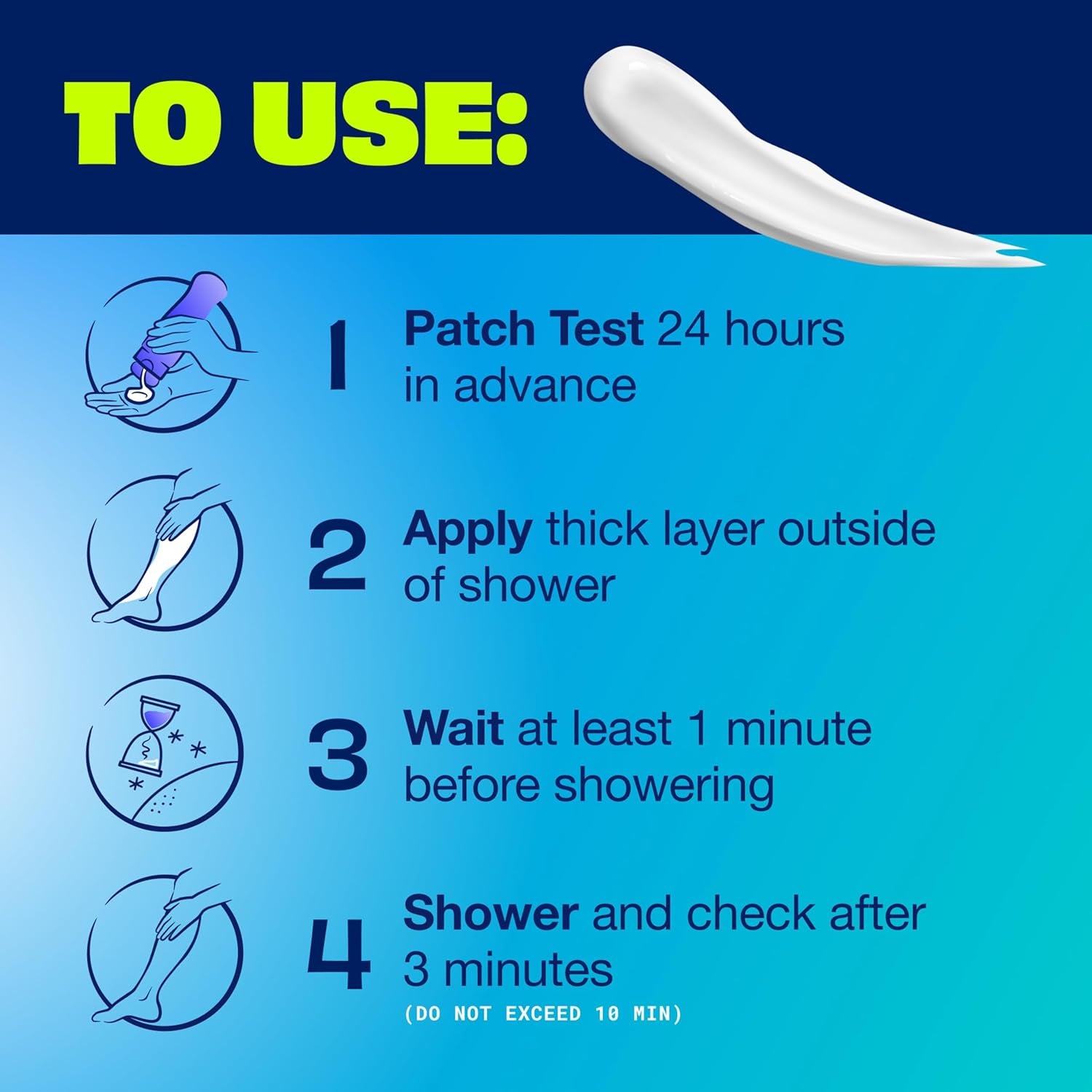 Men Hair Remover Body Cream, Quick and Easy Body Hair Removal Cream for Men, Aloe and Lanolin, Dermatologist Tested, 12 Oz